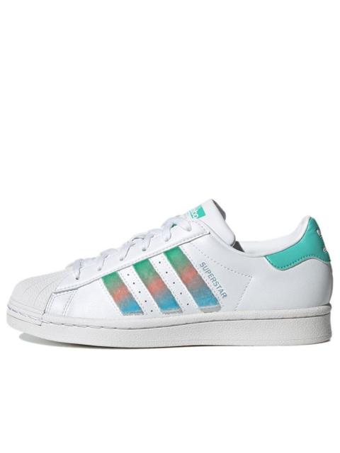 (WMNS) adidas originals Superstar For White/Green/Blue GZ2798