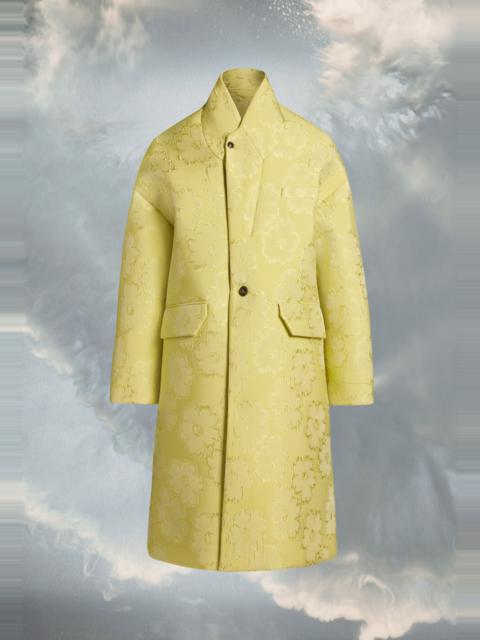 Maison Margiela Cloqué flower oversized coat