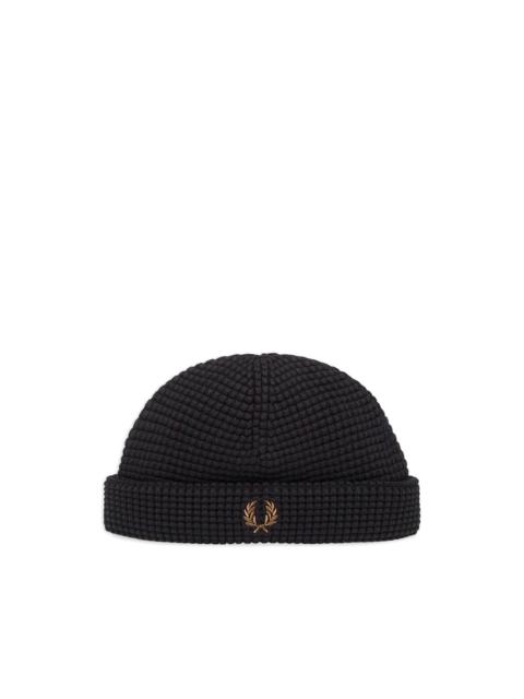 Fred Perry waffle beanie