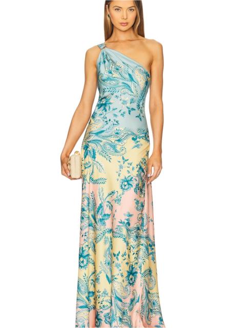 HEMANT & NANDITA One Shoulder Long Dress