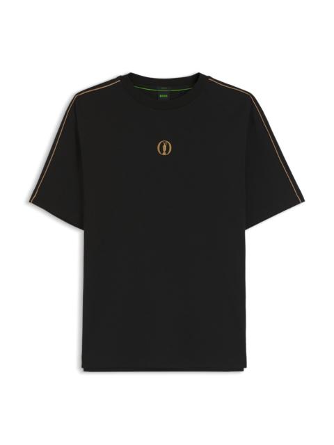 BOSS THE OPEN COTTON T-SHIRT WITH GOLF GRAPHIC