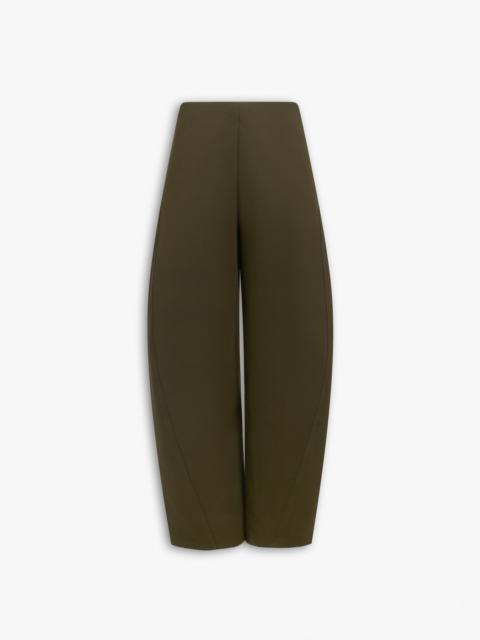 Alaïa DOUBLE COTTON ROUND PANTS