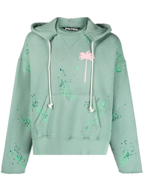 Palm Angels palm-tree-print hoodie