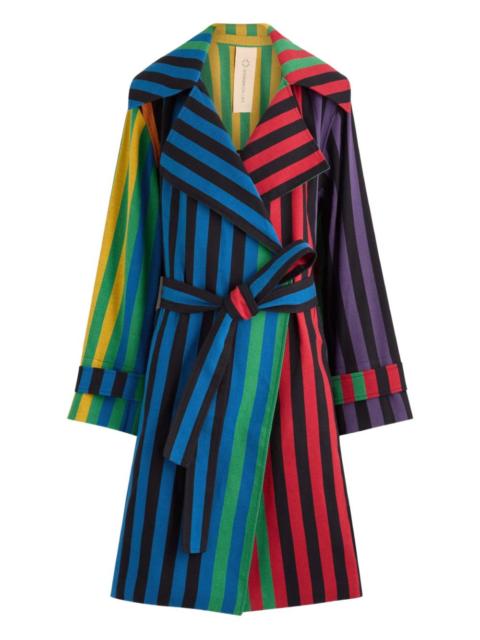 MARRAKSHI LIFE striped trench coat