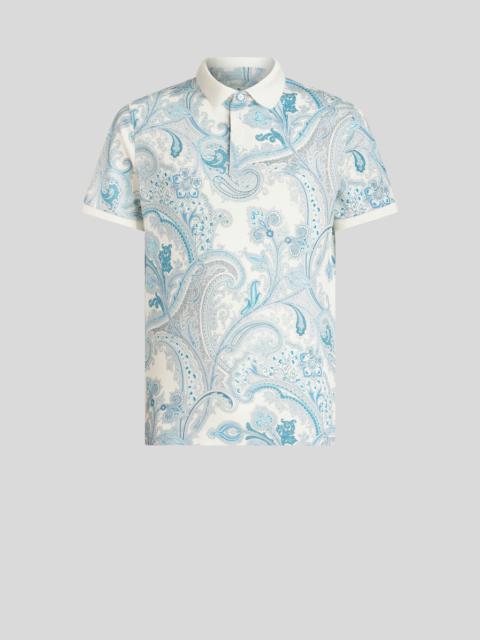 ORNAMENTAL PAISLEY POLO SHIRT