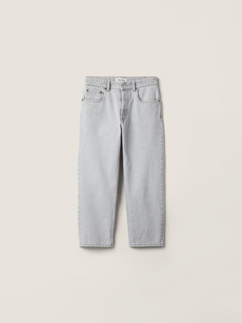 Miu Miu Five-pocket denim jeans