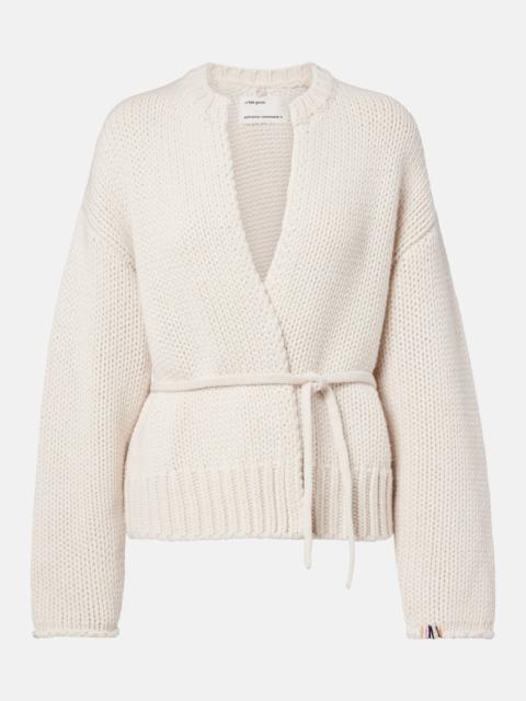 extreme cashmere N°384 Ginza cashmere wrap cardigan