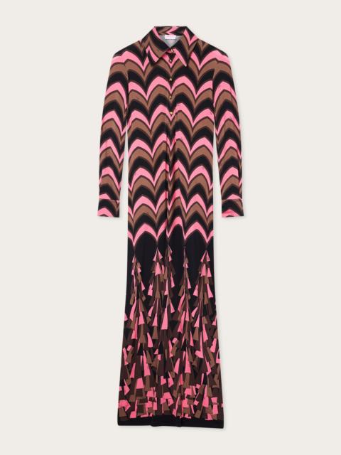 PUCCI BAIADERA PRINT JERSEY DRESS
