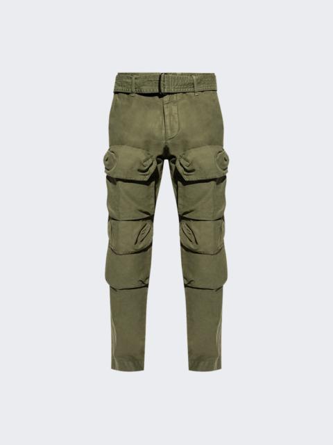 Dries Van Noten Presley Cargo Pants Khaki