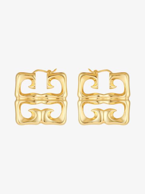 Givenchy 4G LIQUID EARRINGS IN METAL