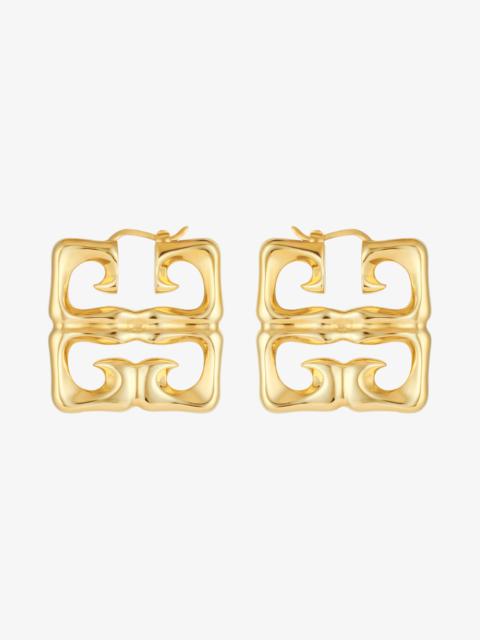 Givenchy 4G LIQUID EARRINGS IN METAL