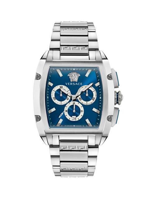 VERSACE Men's Versace Dominus Stainless Steel Bracelet Watch/42MM x 50MM - Stainless Steel