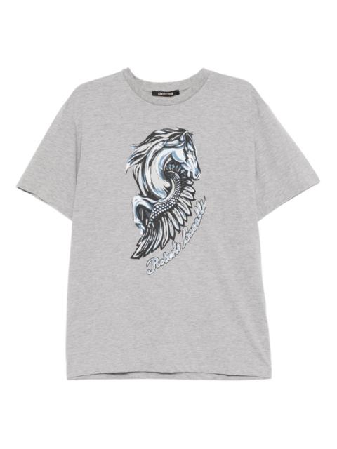 Roberto Cavalli graphic-print crew-neck T-shirt