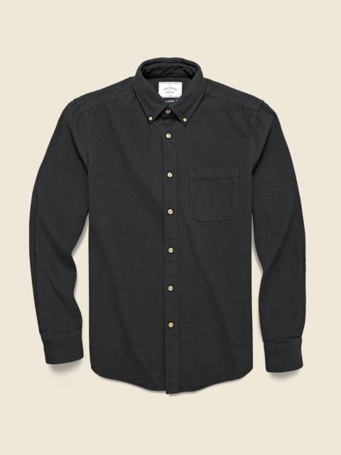 Portuguese Flannel Corduroy Lobo Shirt - Black