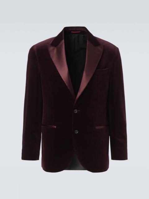 Brunello Cucinelli Cotton velvet blazer
