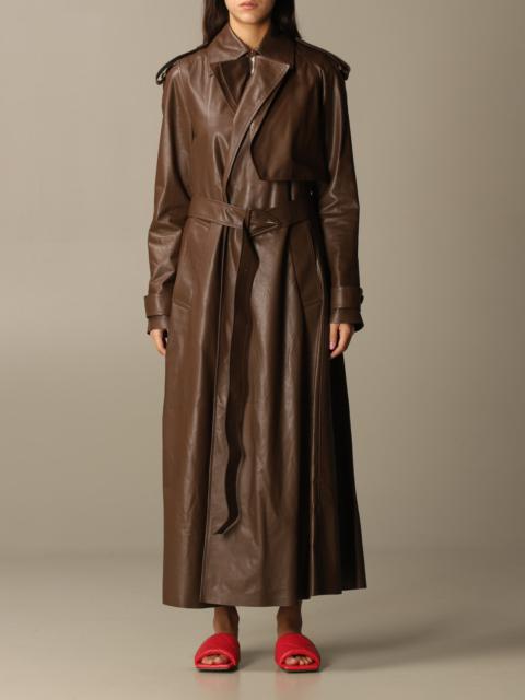 Bottega Veneta Leather trench coat women Bottega Veneta