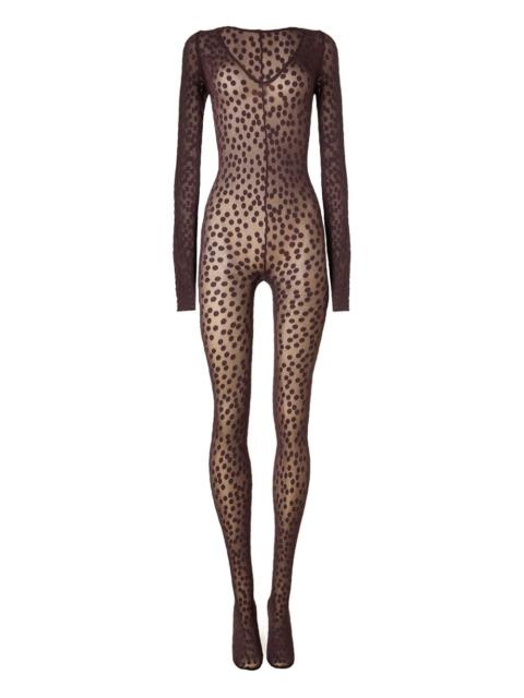 Wolford dots-pattern catsuit