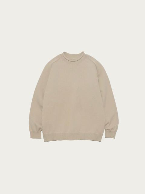 Nanamica 12G Crew Neck Sweater - Ivory