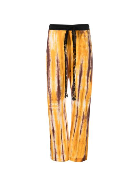 WALES BONNER Air Jersey hand-dyed trousers