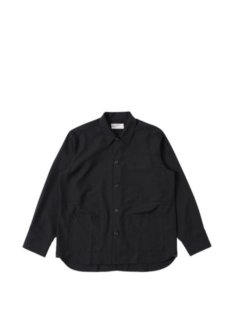 Universal Works patch-pocket overshirt