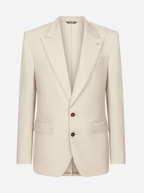 Single-breasted wool Sicilia-fit jacket