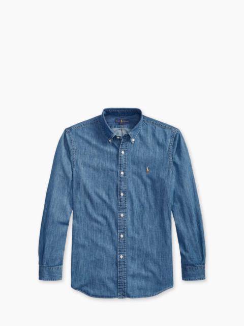 Polo Ralph Lauren POLO RALPH LAUREN CUSTOM FIT DENIM SHIRT BLUE