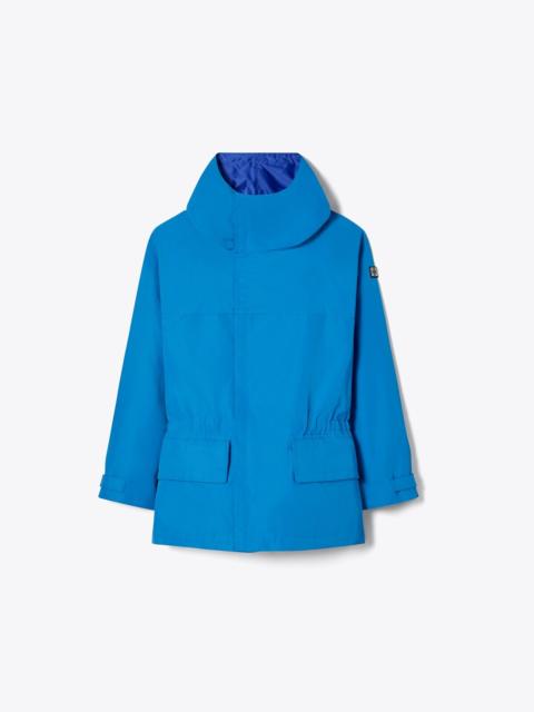 TORY BURCH Tech Canvas Hooded Jacket