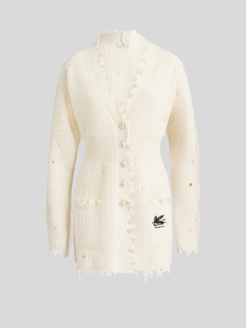 Etro WOOL AND CASHMERE CARDIGAN
