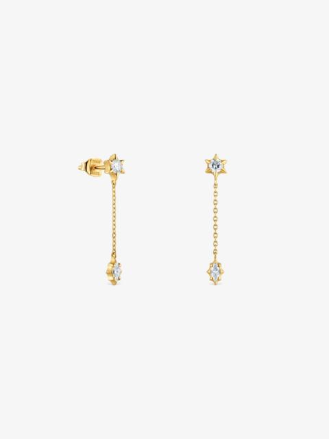 TOUS Long 9kt gold and lab-grown diamond Earrings TOUS Irisé LGD