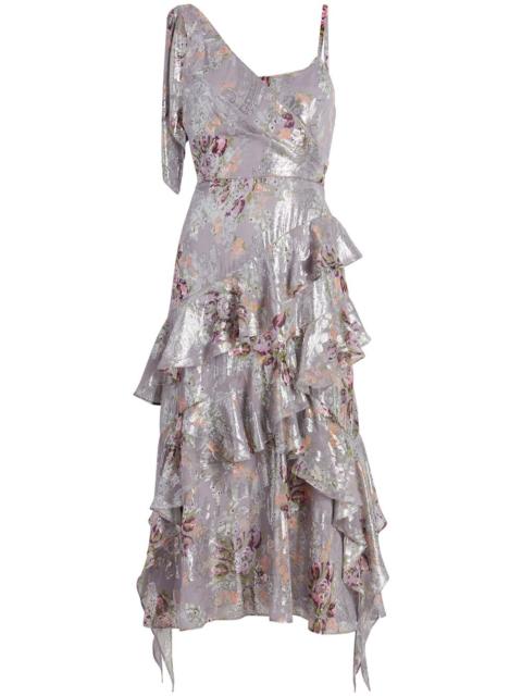 Cinq à Sept Trevor floral-print ruffled dress