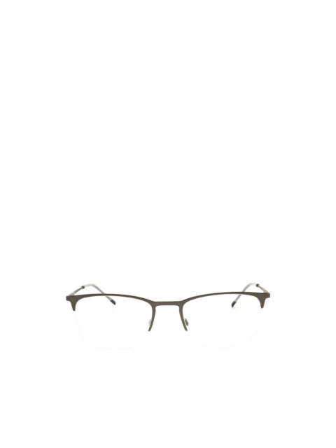 HUGO rectangle-frame glasses