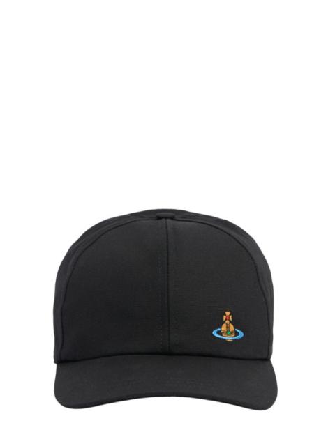 Vivienne Westwood Logo embroidery cotton baseball cap