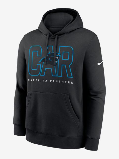 Nike Carolina Panthers Busted Play Club Men's Nike NFL Pullover Hoodie