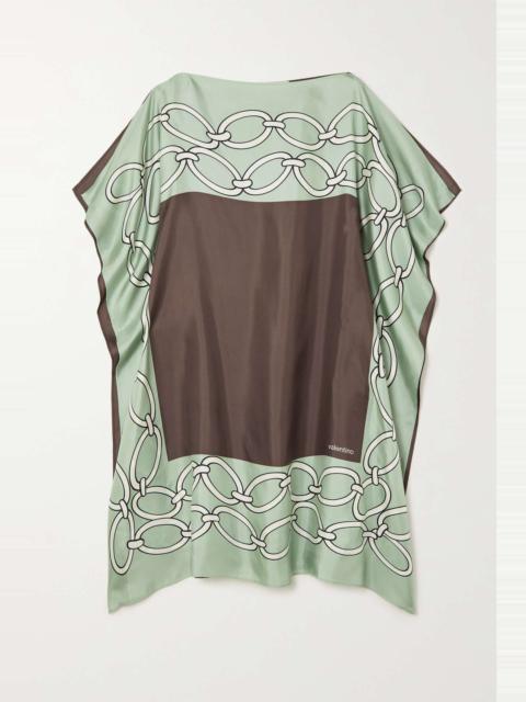 Valentino Chain 1967 silk-twill mini dress