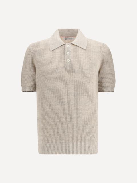 Brunello Cucinelli Cotton Polo Sweater