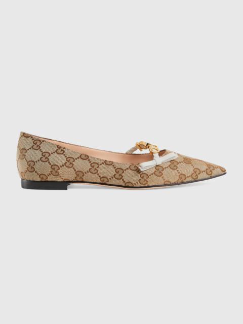 Women's ballet flat with 'GUCCI'
