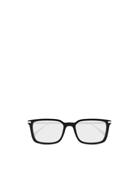 Cartier square bar-detail glasses