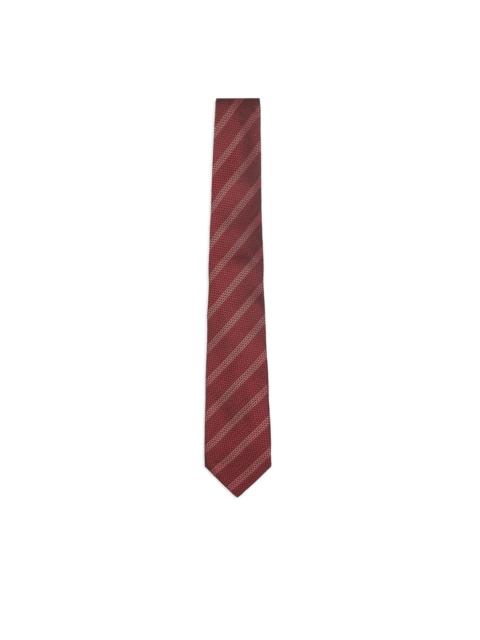 Brunello Cucinelli striped silk tie