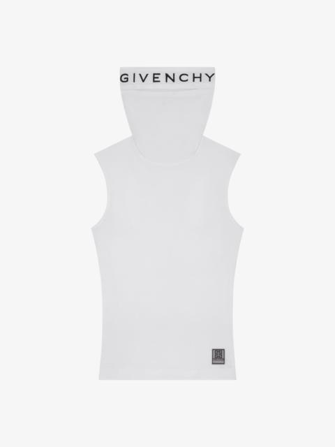Givenchy SLEEVELESS BALACLAVA TOP WITH CUTS