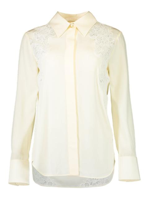 Long Sleeve Button Down Blouse - Coconut