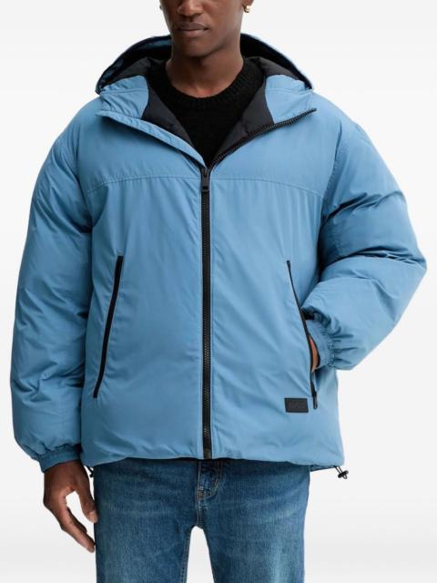 HUGO hooded zip-fastening jacket