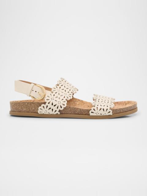 ULLA JOHNSON Calliope Leather Eyelet Sanndals