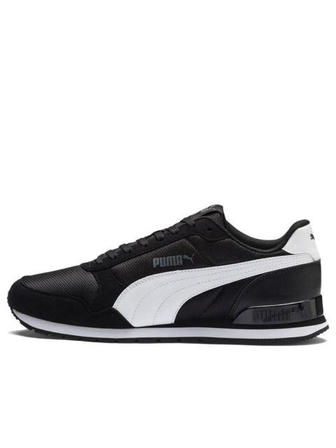 PUMA PUMA ST 주자 V2 검정/백색 낮은 운동화 366811-05