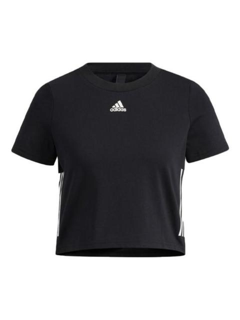 adidas (WMNS) adidas Apxj Ss T-Shirt 'Black White' HF5116