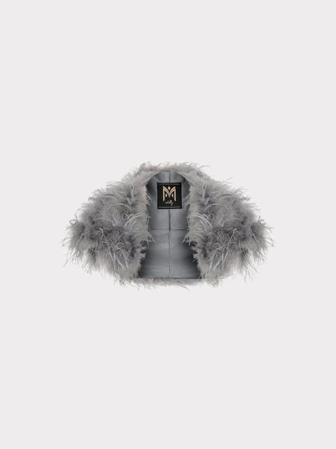 MILLY Feather Bolero
