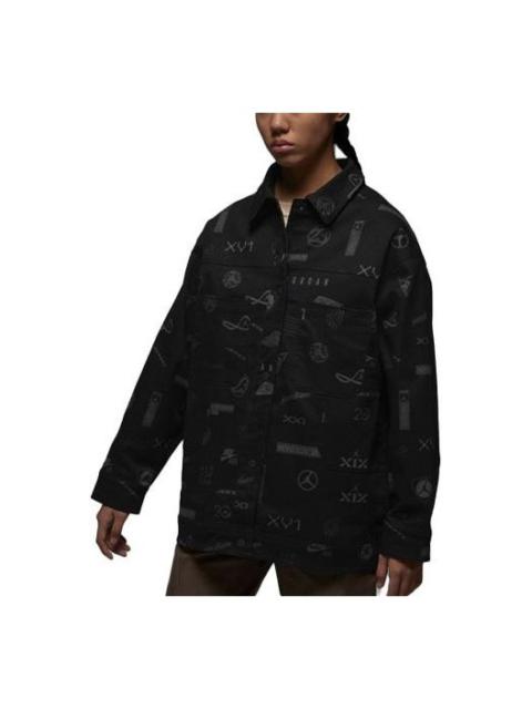 Jordan (WMNS) Air Jordan Trucker Jacket 'Black' DX0385-010