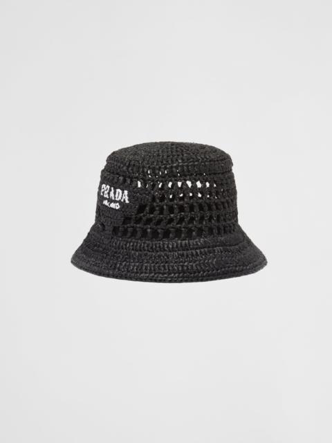 Prada Woven fabric bucket hat