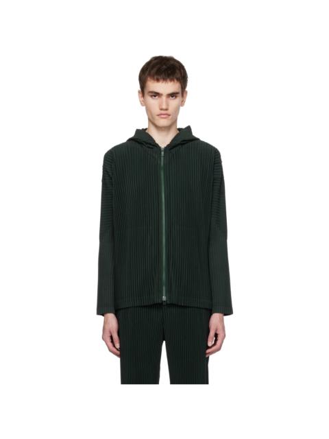ISSEY MIYAKE Green Monthly Color August Hoodie