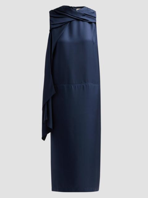 Loulou de Saison Women's Izia Draped Cape Dress - Navy