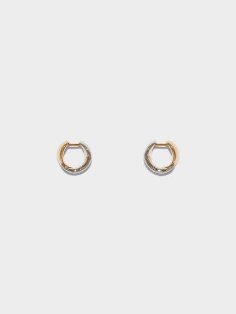 Aeyde Junior Small 18kt Gold and Palladium-Plated Earrings